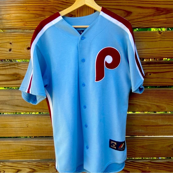 Vintage Philadelphia Phillies Baseball Jersey - Picture 1 of 6